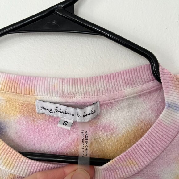 Young Fabulous and Broke Sweatshirt Juliette Pastel Tie-Die - Picture 4 of 12